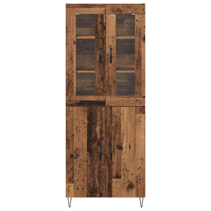 Highboard Altholz 69,5 x 34 x 90 cm Holzwerkstoff