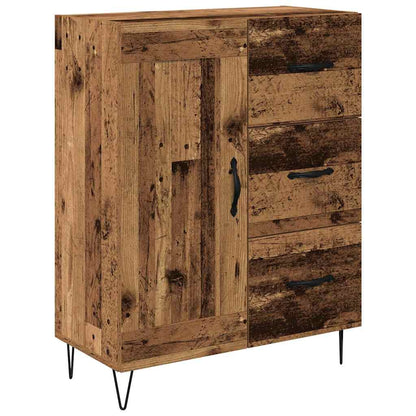Highboard Altholz 69,5 x 34 x 90 cm Holzwerkstoff