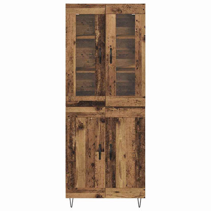 Highboard Altholz 69,5 x 34 x 90 cm Holzwerkstoff
