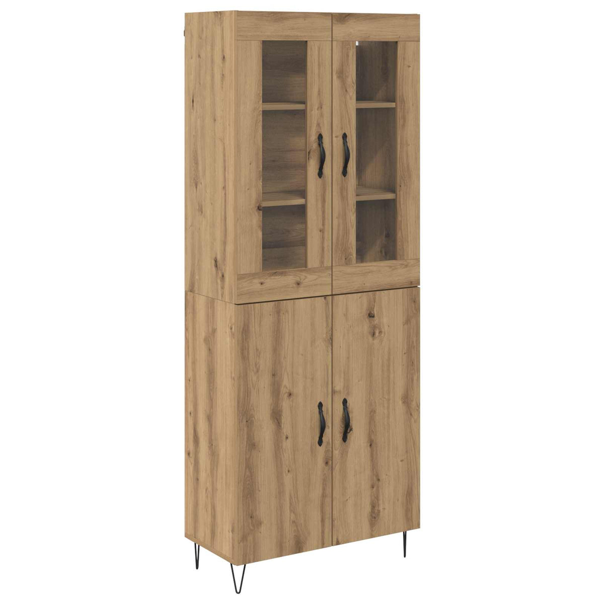 Highboard Artisan-Eiche 69,5 x 34 x 90 cm Holzwerkstoff