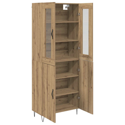 Highboard Artisan-Eiche 69,5 x 34 x 90 cm Holzwerkstoff
