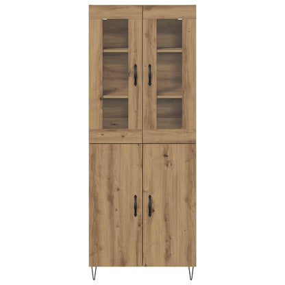 Highboard Artisan-Eiche 69,5 x 34 x 90 cm Holzwerkstoff