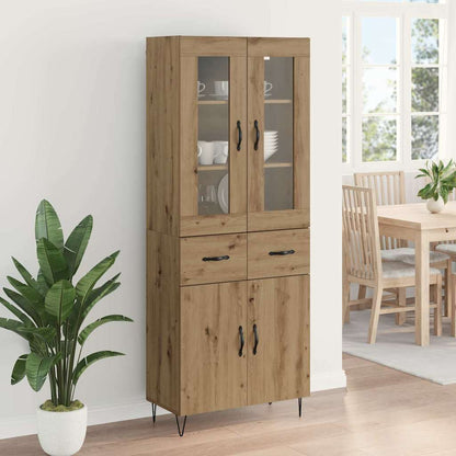 Highboard Artisan-Eiche 69,5 x 34 x 90 cm Holzwerkstoff