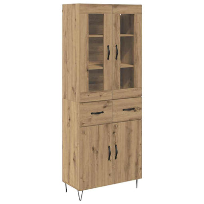 Highboard Artisan-Eiche 69,5 x 34 x 90 cm Holzwerkstoff