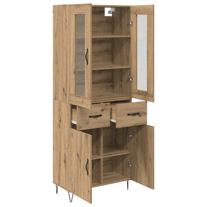 Highboard Artisan-Eiche 69,5 x 34 x 90 cm Holzwerkstoff