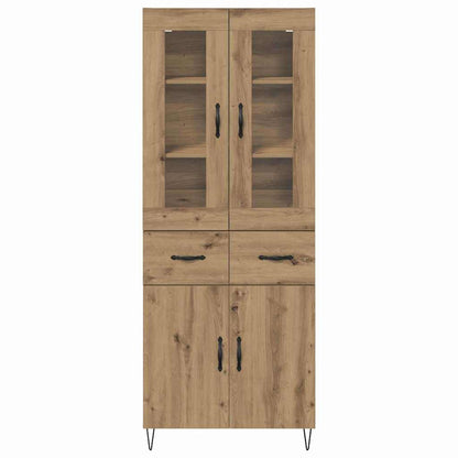 Highboard Artisan-Eiche 69,5 x 34 x 90 cm Holzwerkstoff
