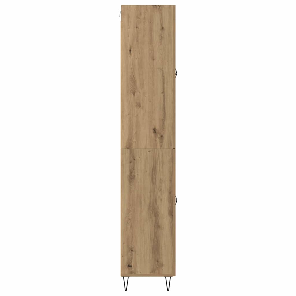 Highboard Artisan-Eiche 69,5 x 34 x 90 cm Holzwerkstoff