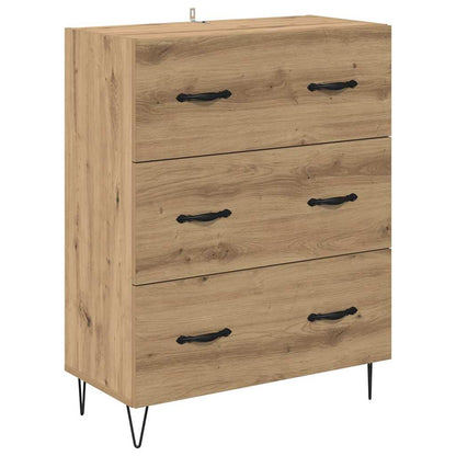 Highboard Artisan-Eiche 69,5 x 34 x 90 cm Holzwerkstoff