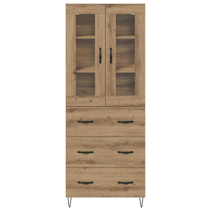 Highboard Artisan-Eiche 69,5 x 34 x 90 cm Holzwerkstoff