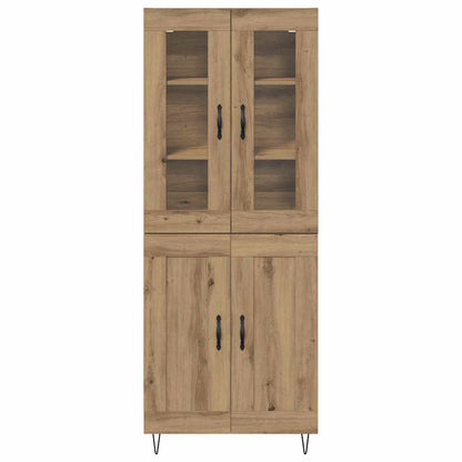 Highboard Artisan-Eiche 69,5 x 34 x 90 cm Holzwerkstoff