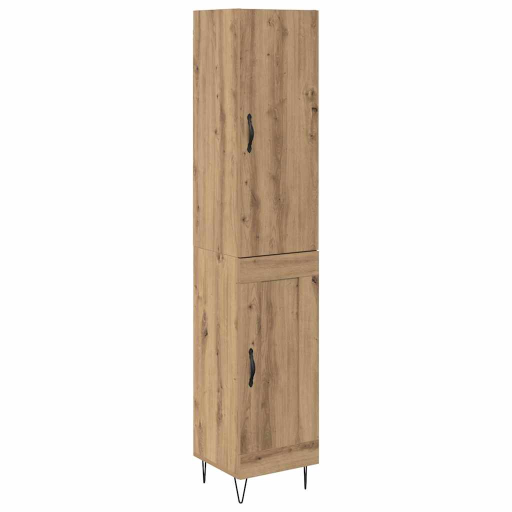 Highboard Artisan-Eiche 34,5 x 34 x 90 cm Holzwerkstoff