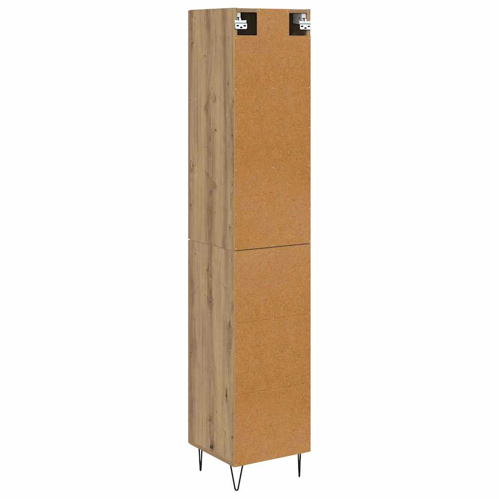 Highboard Artisan-Eiche 34,5 x 34 x 90 cm Holzwerkstoff
