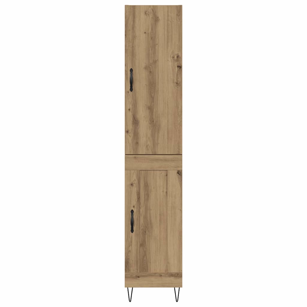 Highboard Artisan-Eiche 34,5 x 34 x 90 cm Holzwerkstoff