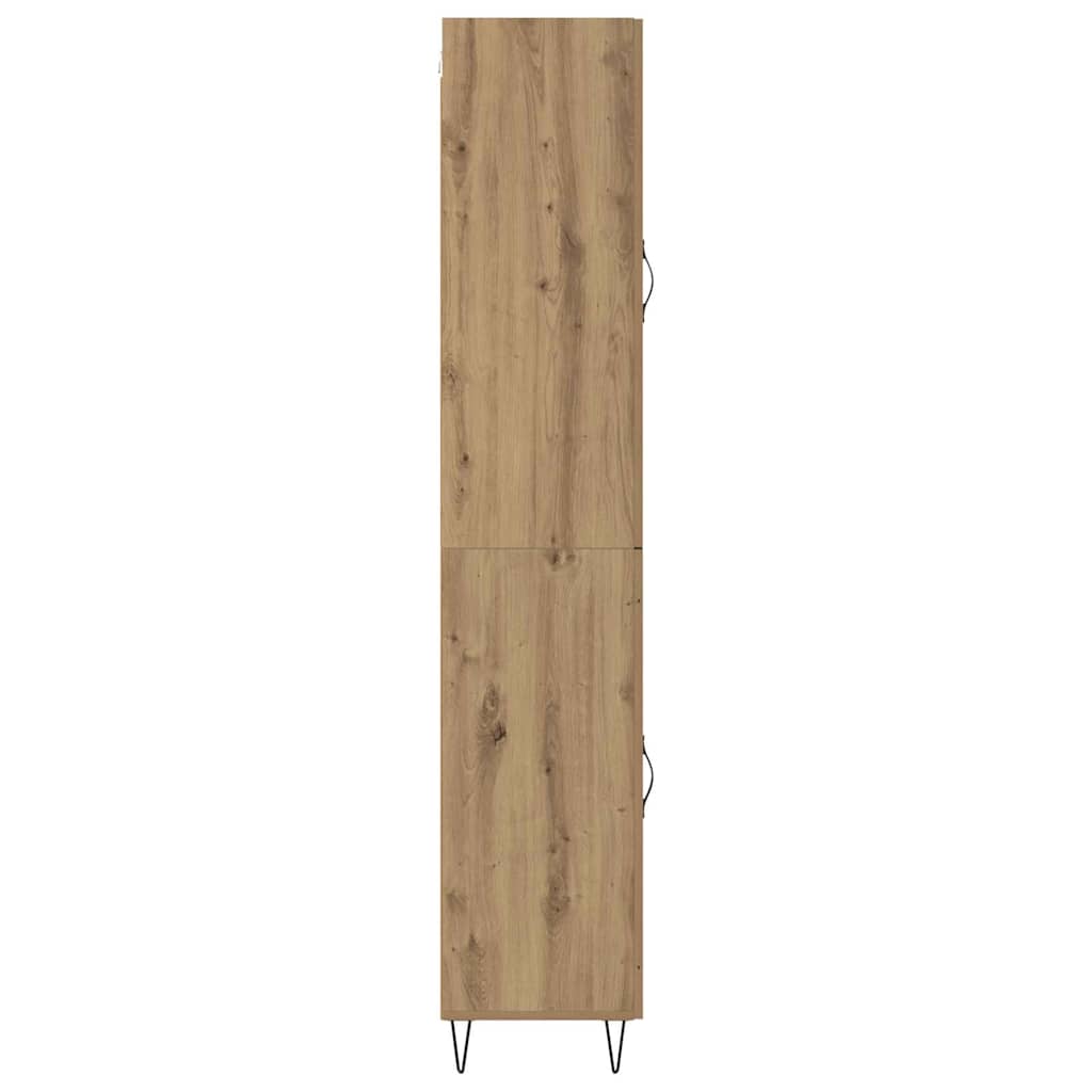 Highboard Artisan-Eiche 34,5 x 34 x 90 cm Holzwerkstoff
