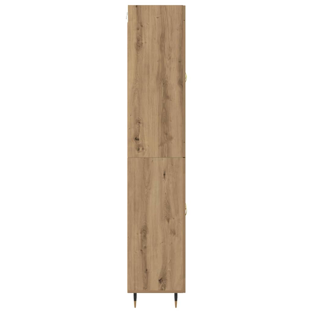 Highboard Artisan-Eiche 69,5 x 34 x 90 cm Holzwerkstoff