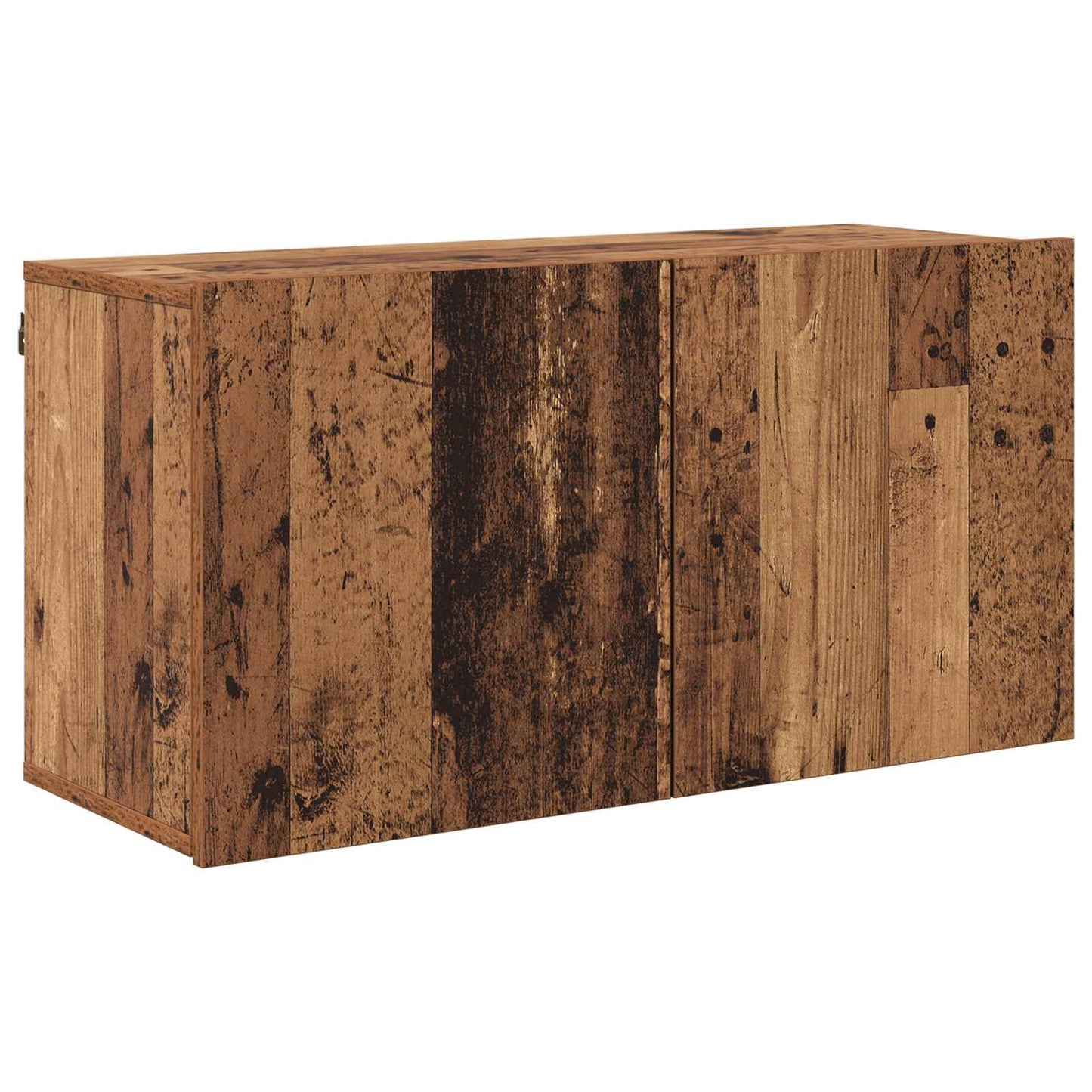 TV-Schränk Wandmontiert 4 pcs Altholz Holzwerkstoff