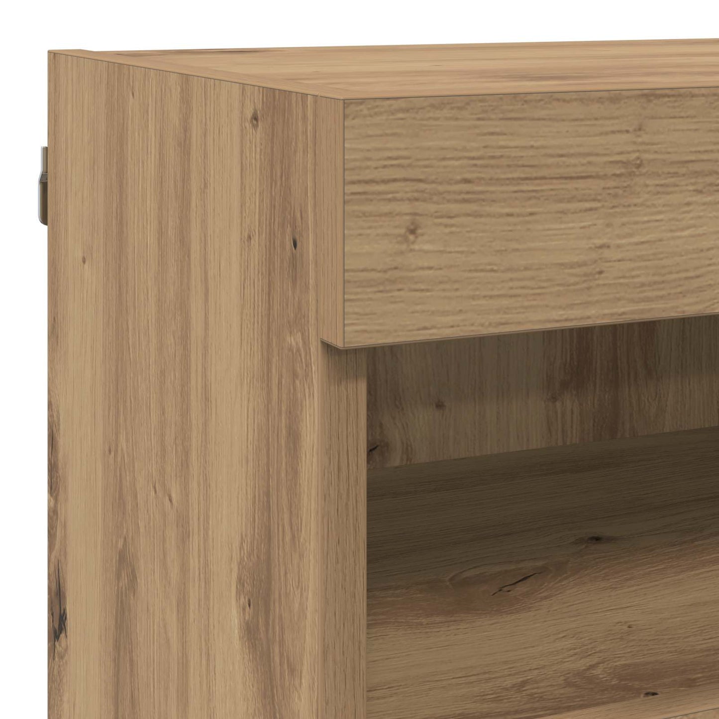 TV-Wandregal-Set 7 pcs Artisan-Eiche Holzwerkstoff