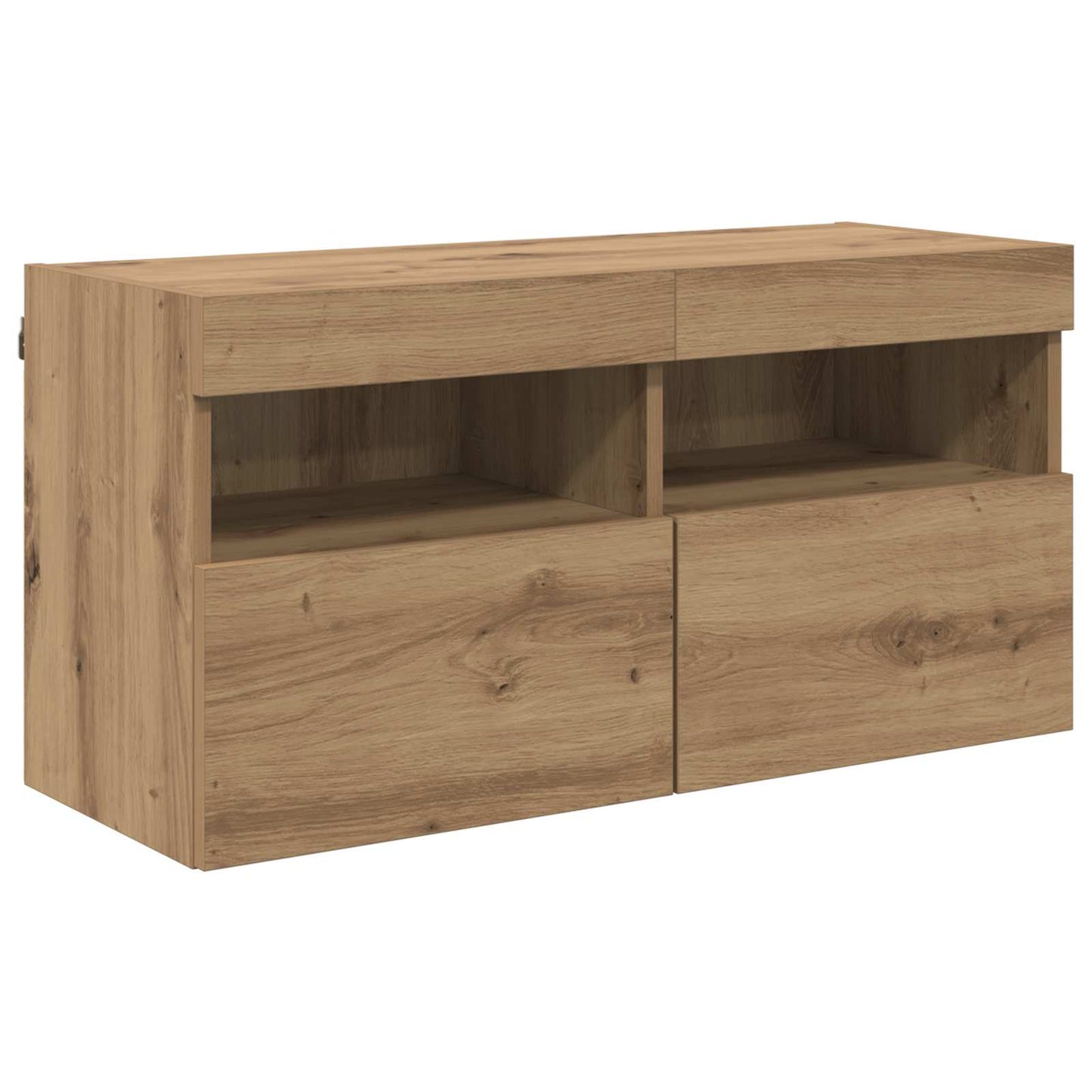 TV-Wandregal-Set 7 pcs Artisan-Eiche Holzwerkstoff