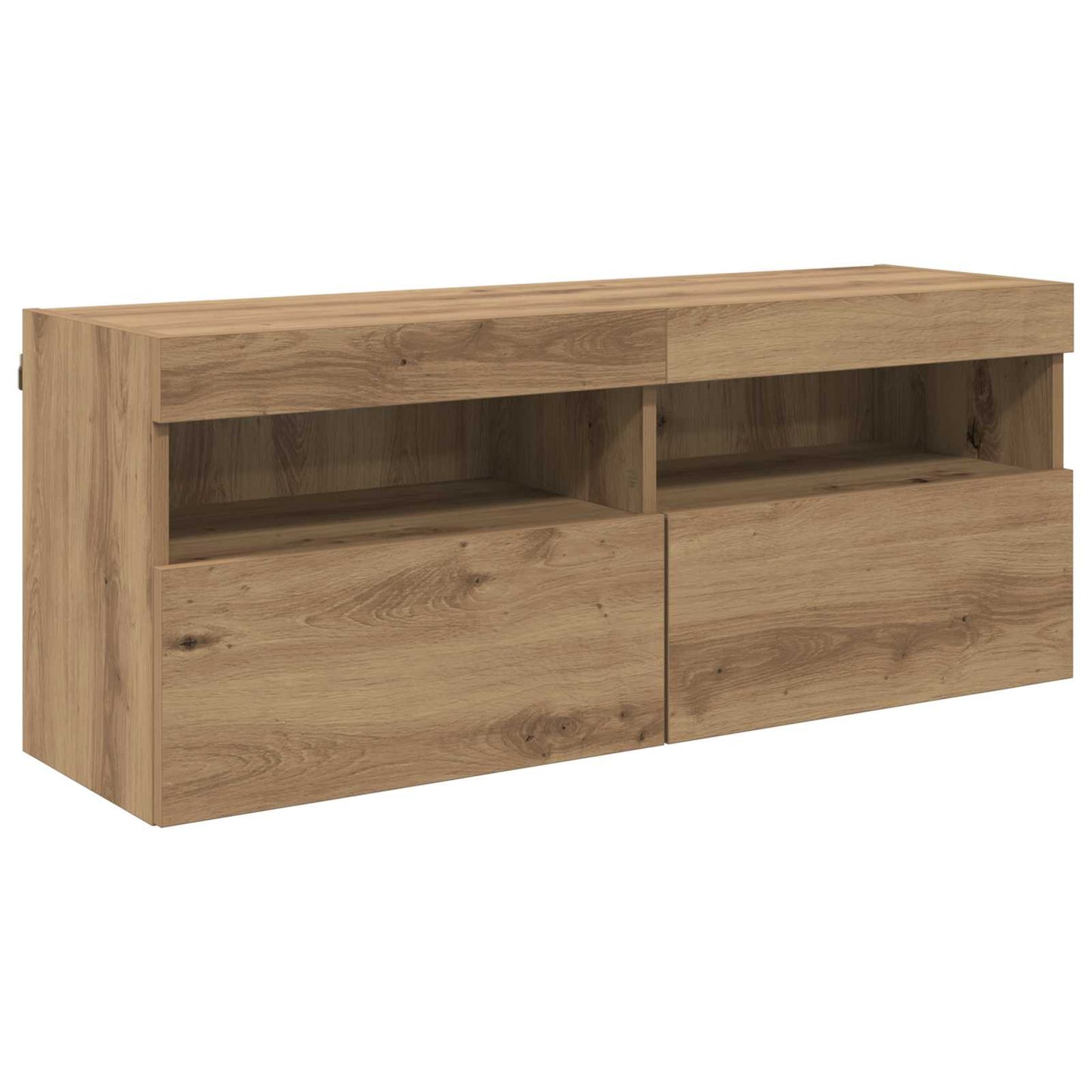 TV-Wandregal-Set 7 pcs Artisan-Eiche Holzwerkstoff