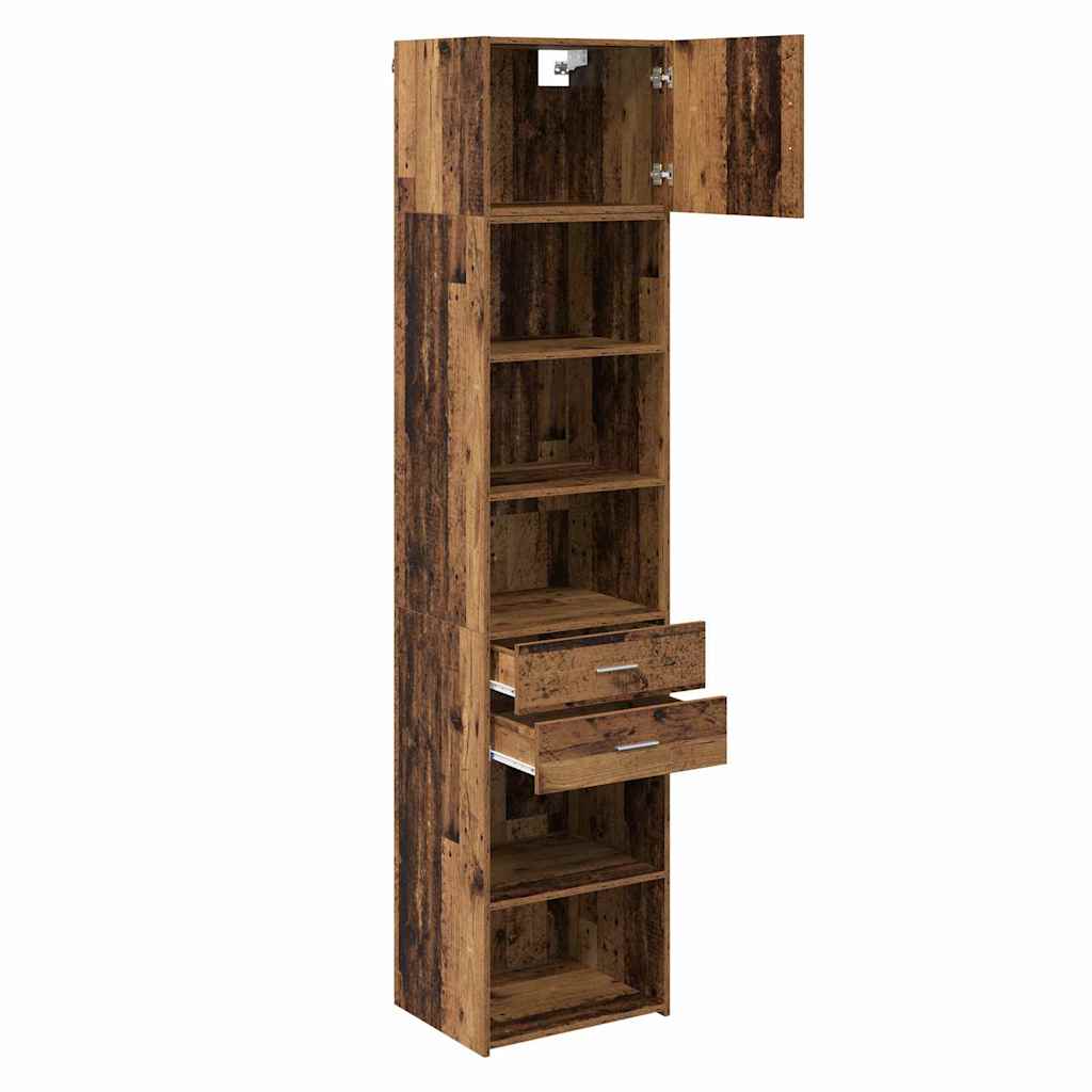 Highboard Altholz 50 x 42,5 x 225 cm Holzwerkstoff