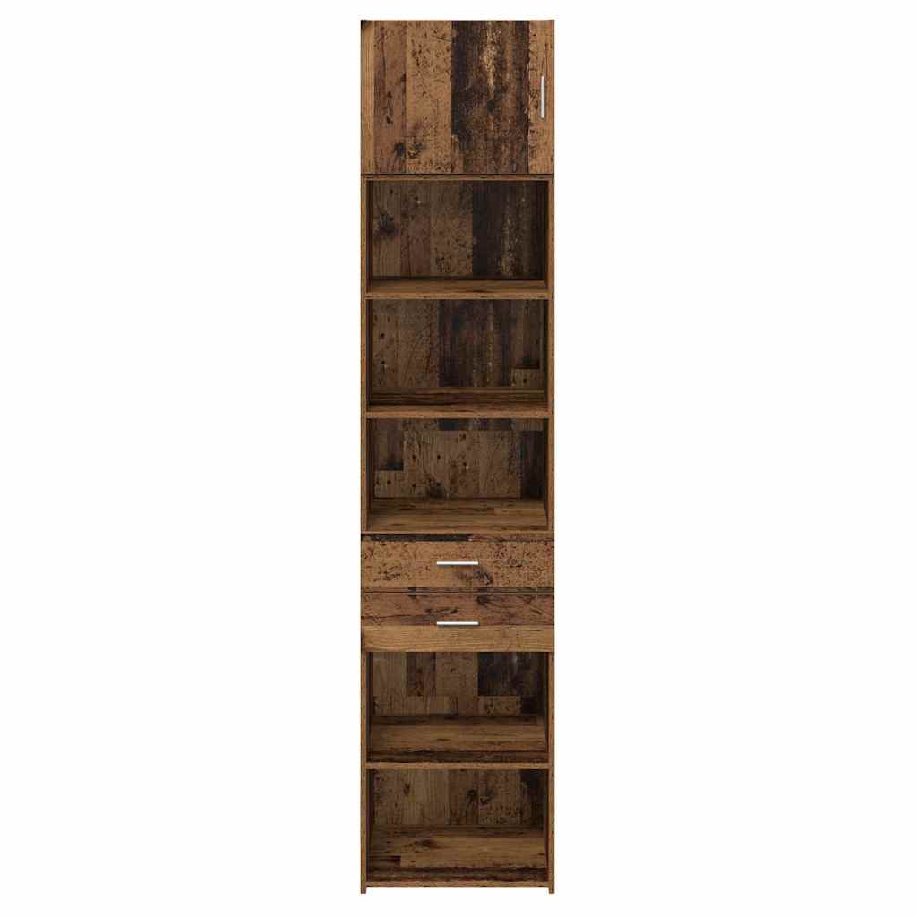 Highboard Altholz 50 x 42,5 x 225 cm Holzwerkstoff
