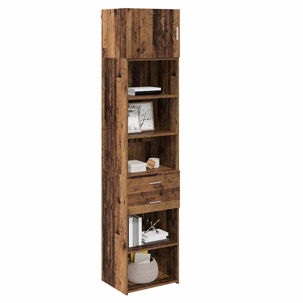 Highboard Altholz 50 x 42,5 x 225 cm Holzwerkstoff