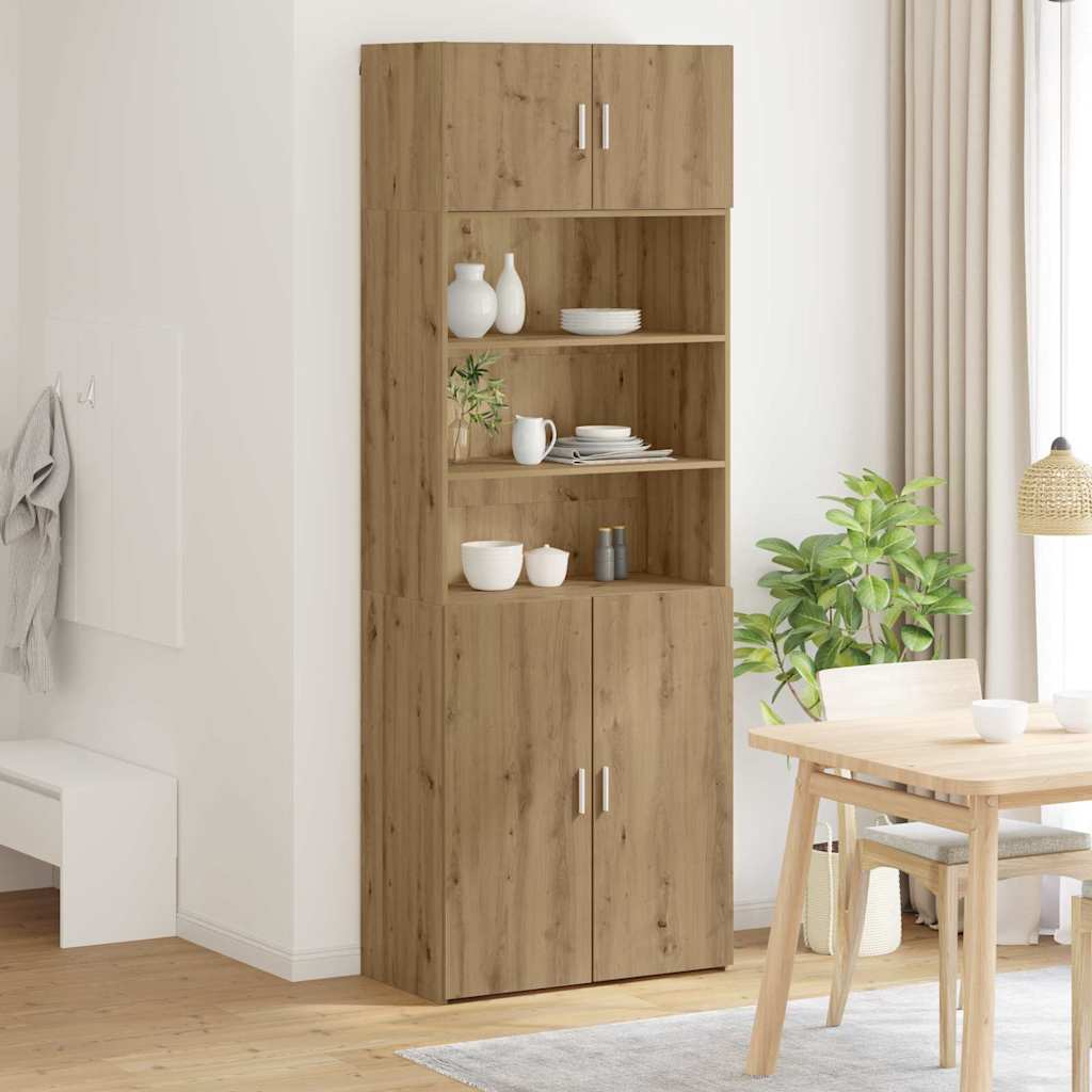 Aufbewahrungsschrank Artisan-Eiche 80 x 42,5 x 225 cm