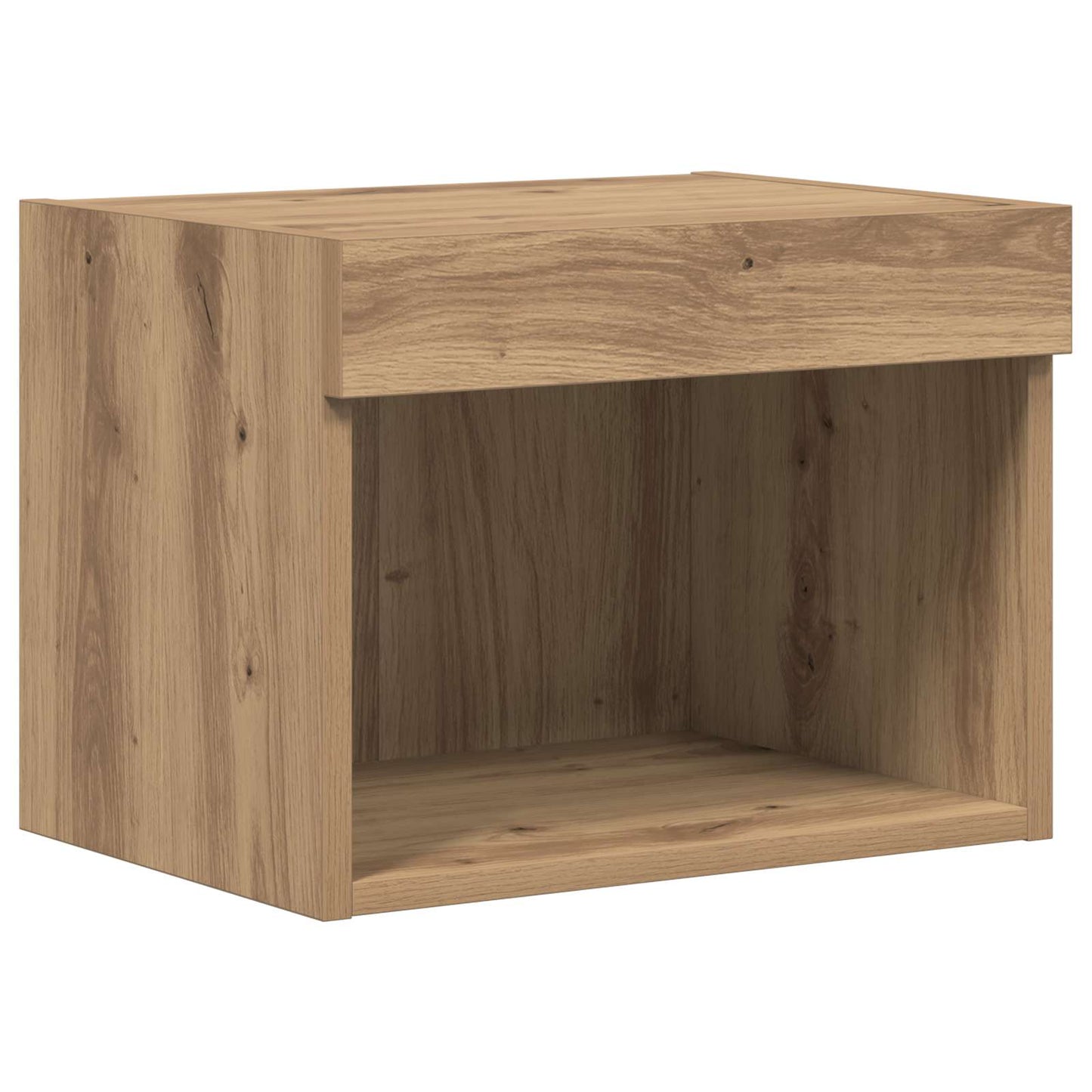 TV-Wandregale 4 stk. Artisan-Eiche Holzwerkstoff