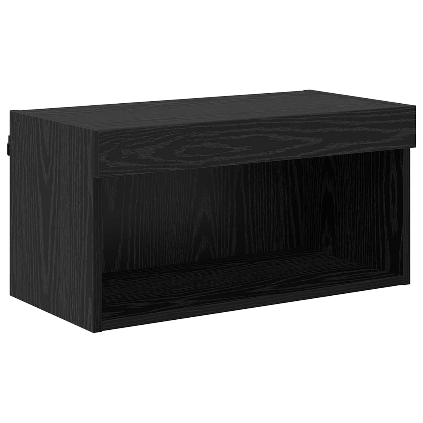 TV-Schränk 8 stk. Schwarz Eichen-Optik Glas