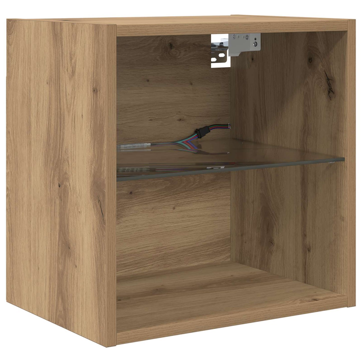 TV Wand Einheiten mit LED 5 stk. Artisan-Eiche 100 x 30 x 30 cm
