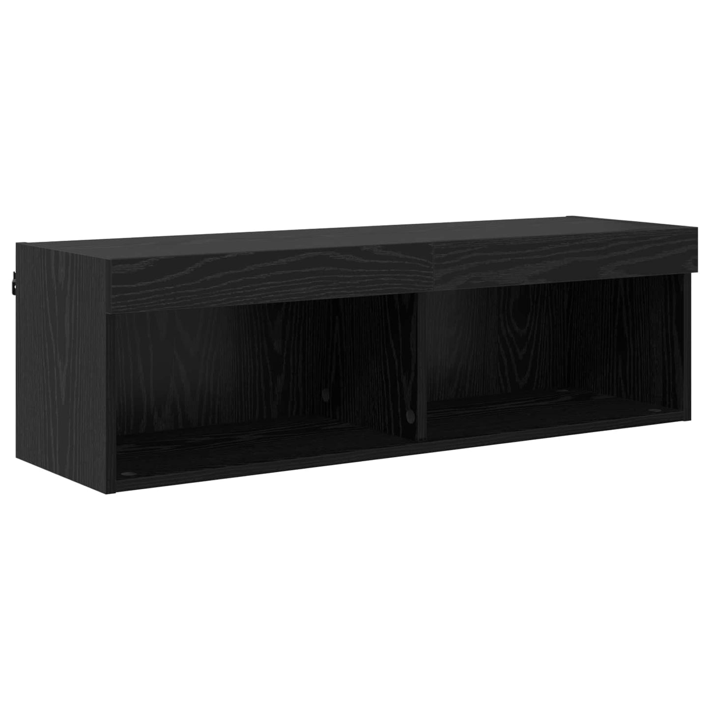 TV Wand Einheiten mit LED 5 stk. Schwarz Eichen-Optik