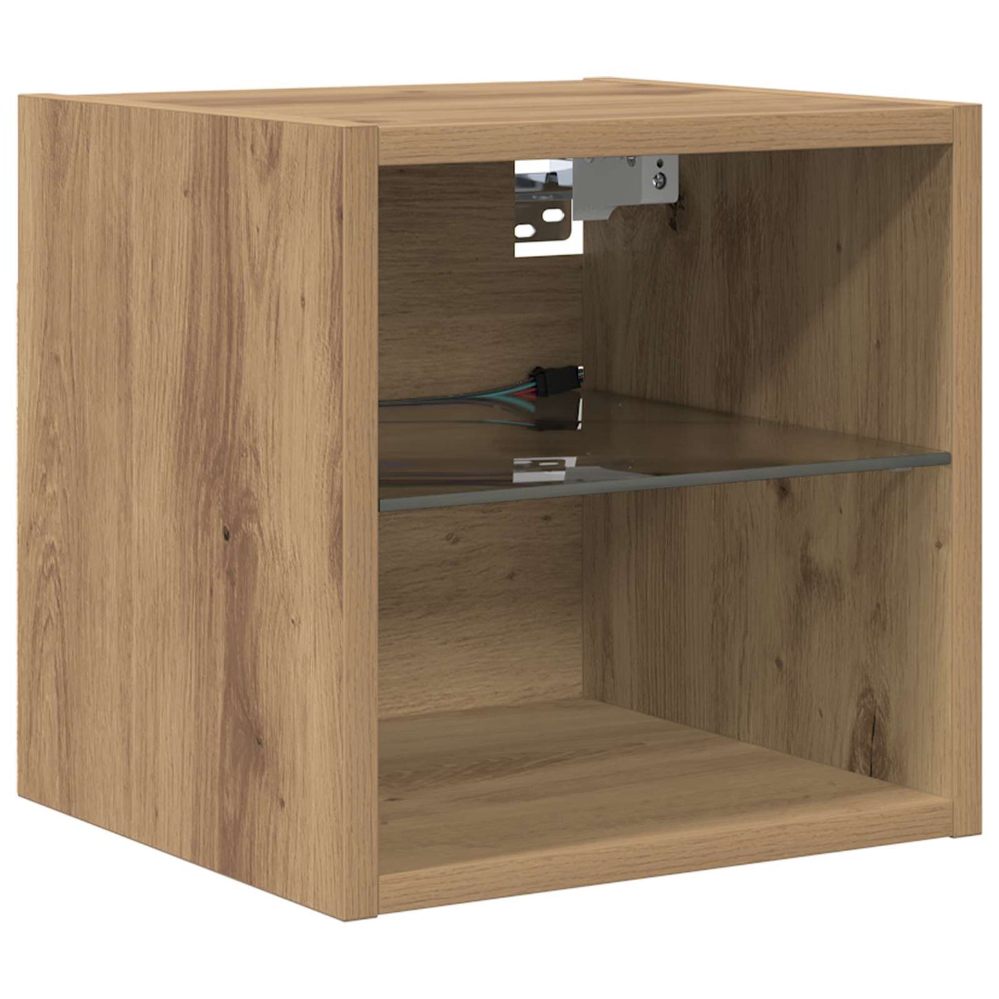 TV-Wandgeräte 6 stk. Artisan-Eiche Holzwerkstoff