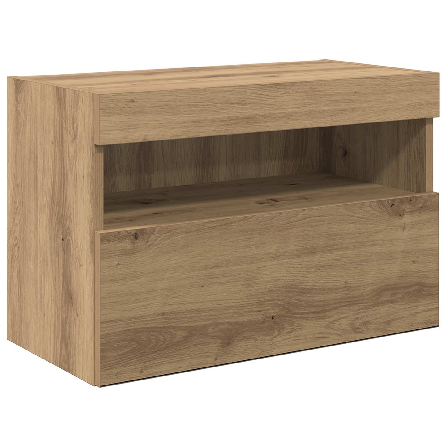 TV-Wandgeräte 6 stk. Artisan-Eiche Holzwerkstoff