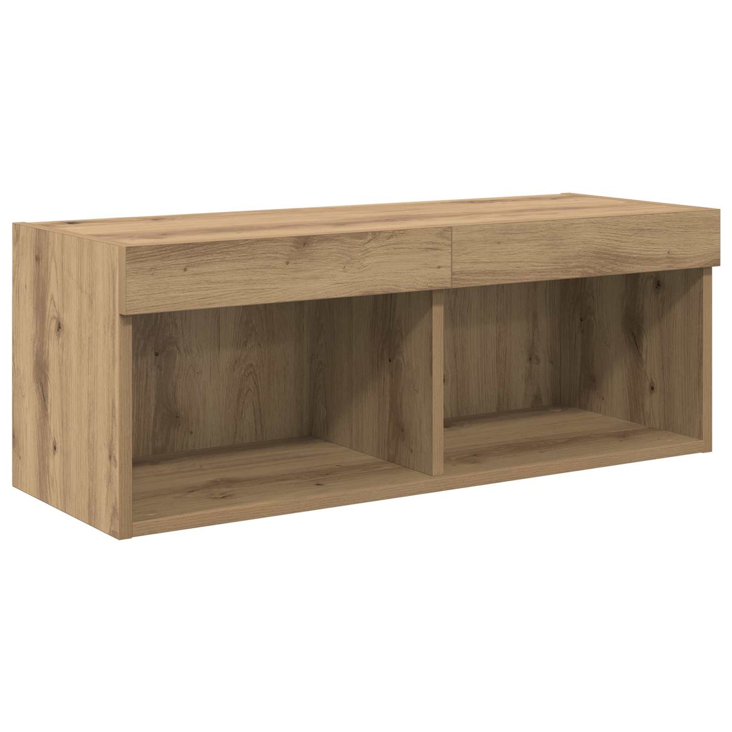 TV-Wandgeräte 6 stk. Artisan-Eiche Holzwerkstoff
