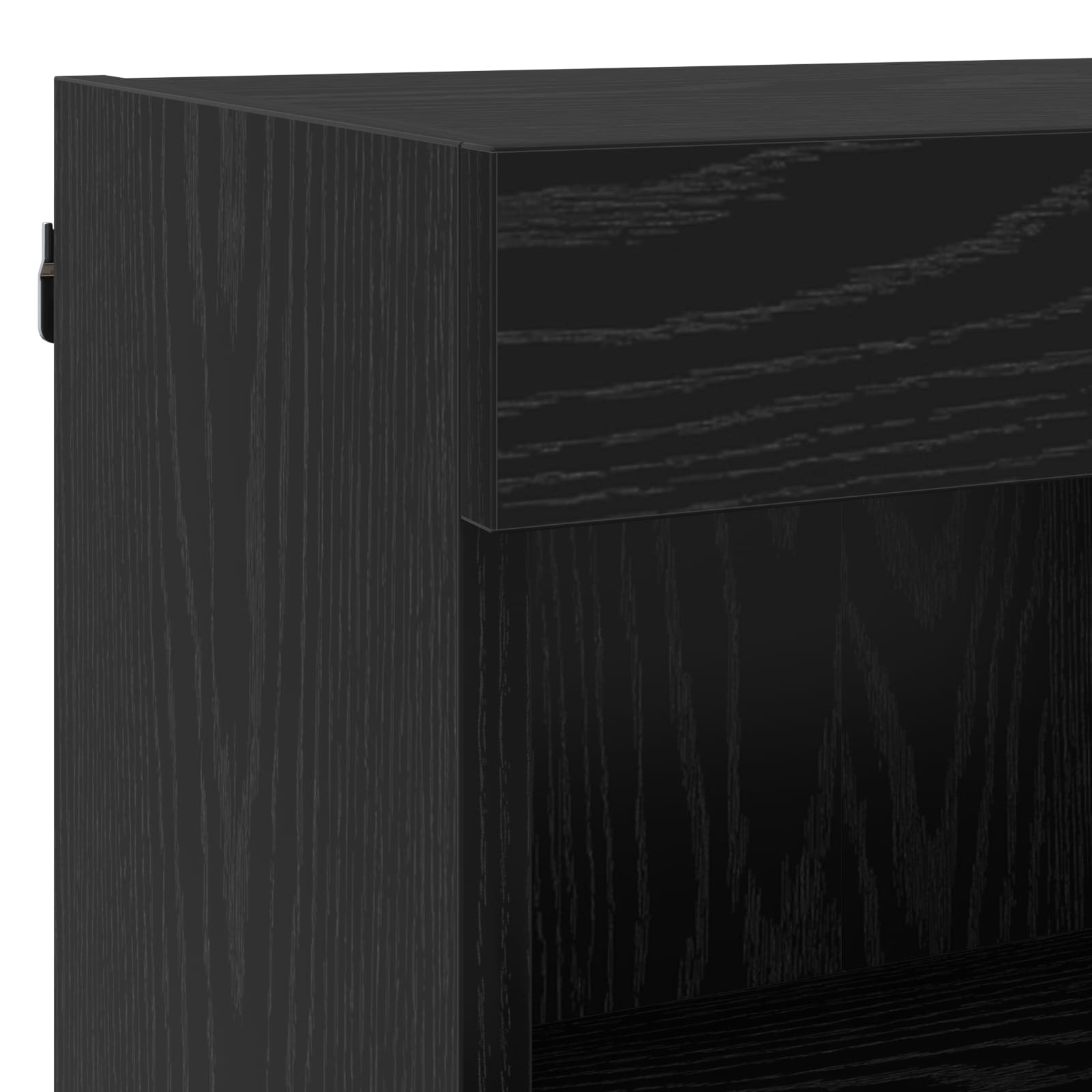 TV-Schränk 7 stk. Schwarz Eichen-Optik Holzwerkstoff