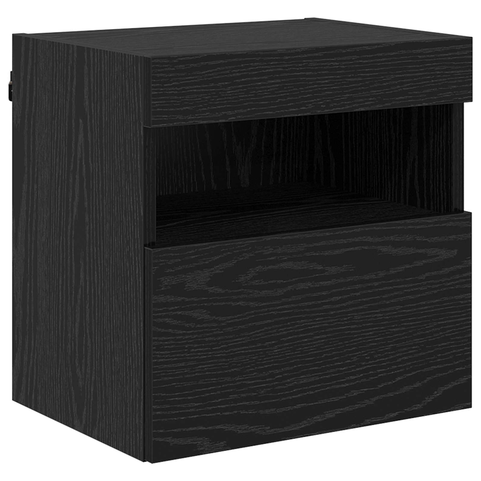 TV-Schränk 7 stk. Schwarz Eichen-Optik Holzwerkstoff