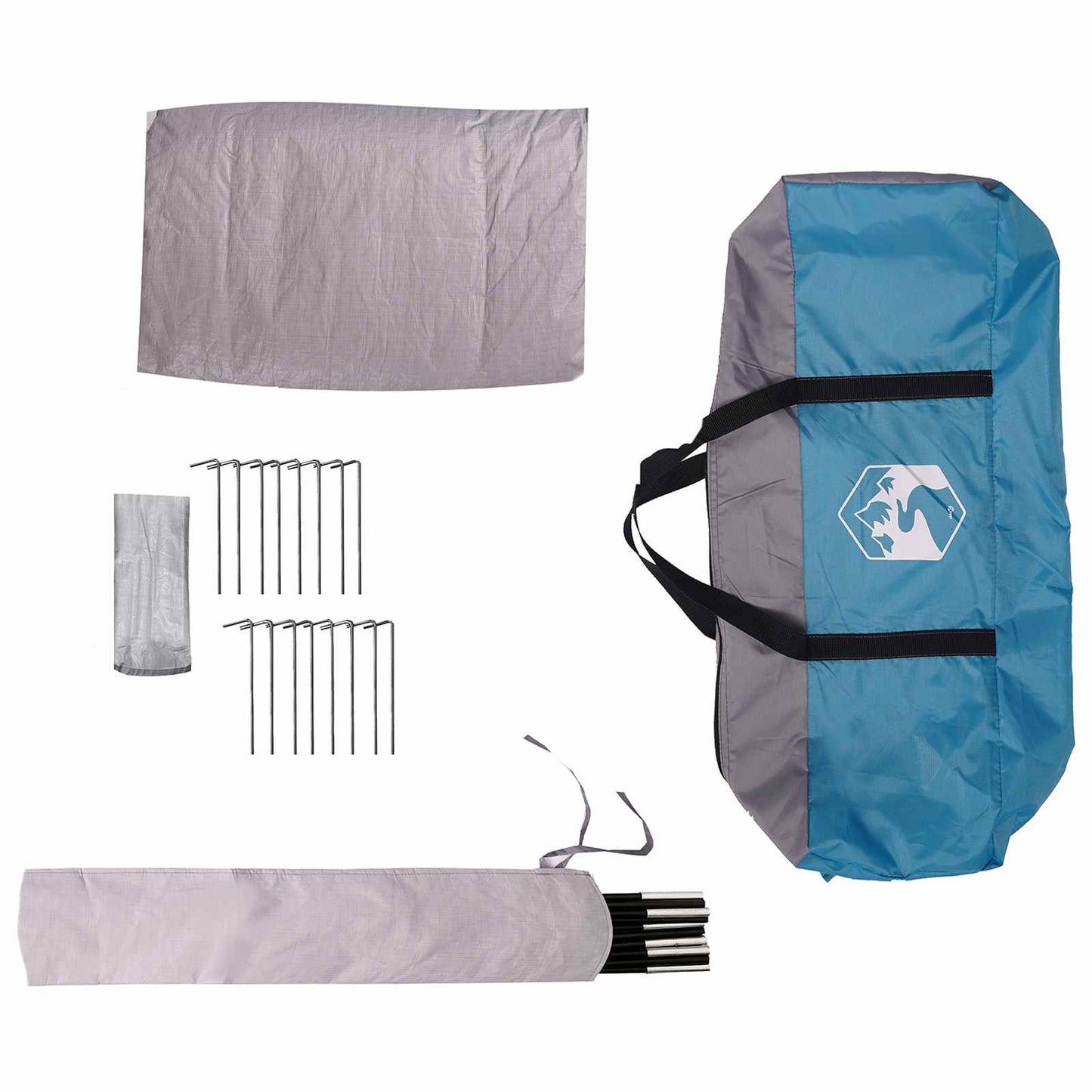 Familienzelt 10 Personen Blau