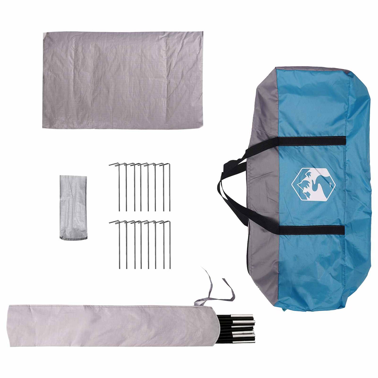 Familienzelt 18 Personen Blau