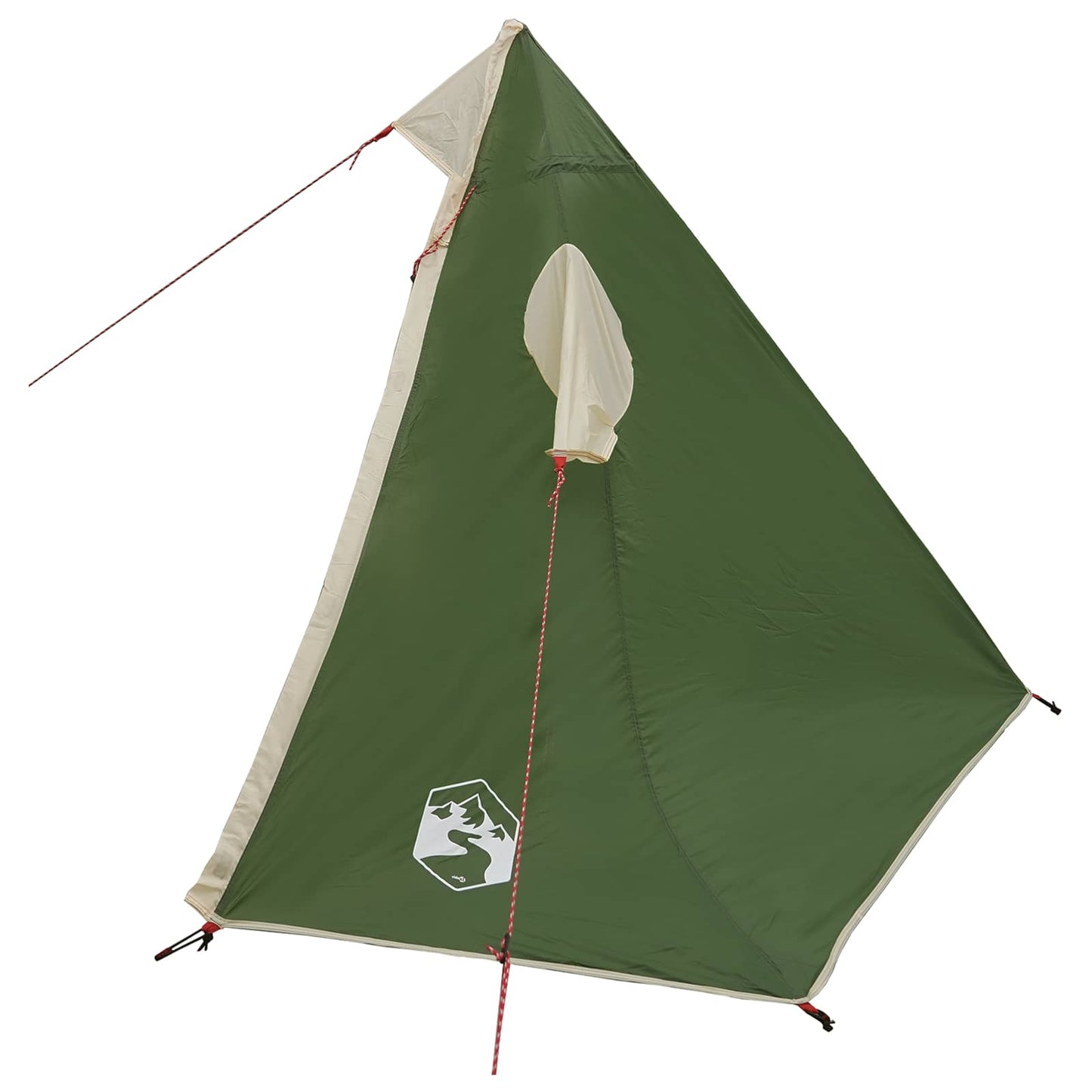 2-in-1 Regenponcho mit Kapuze 262 x 126 x 130 cm Grün