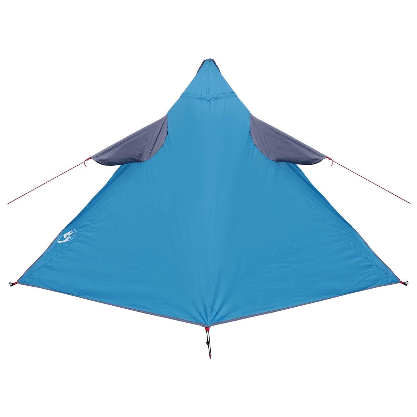 2-in-1 Regenponcho mit Kapuze 262 x 126 x 130 cm Blau