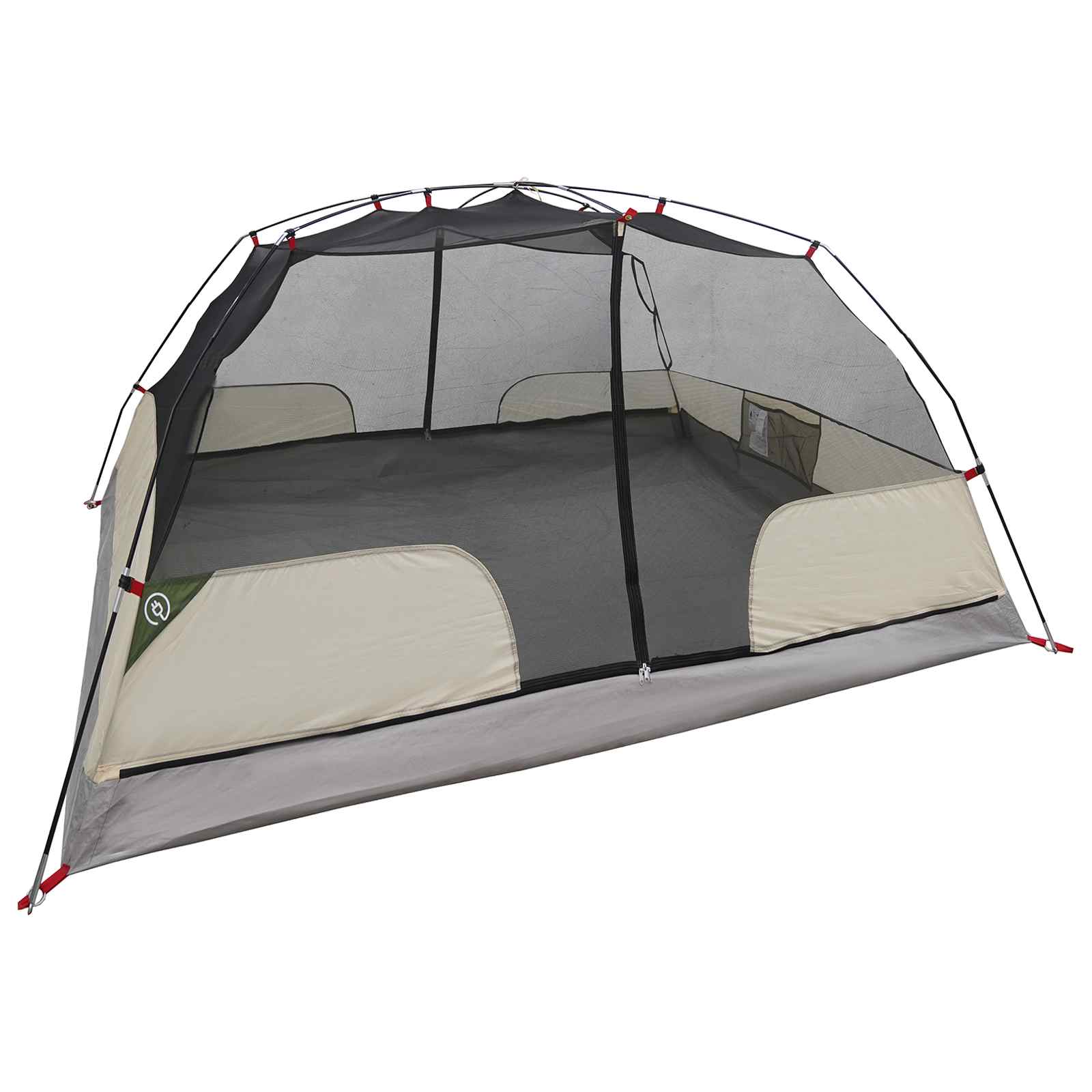 Trekkingzelt 2 Personen Grün 185T Polyester mit PU-Beschichtung
