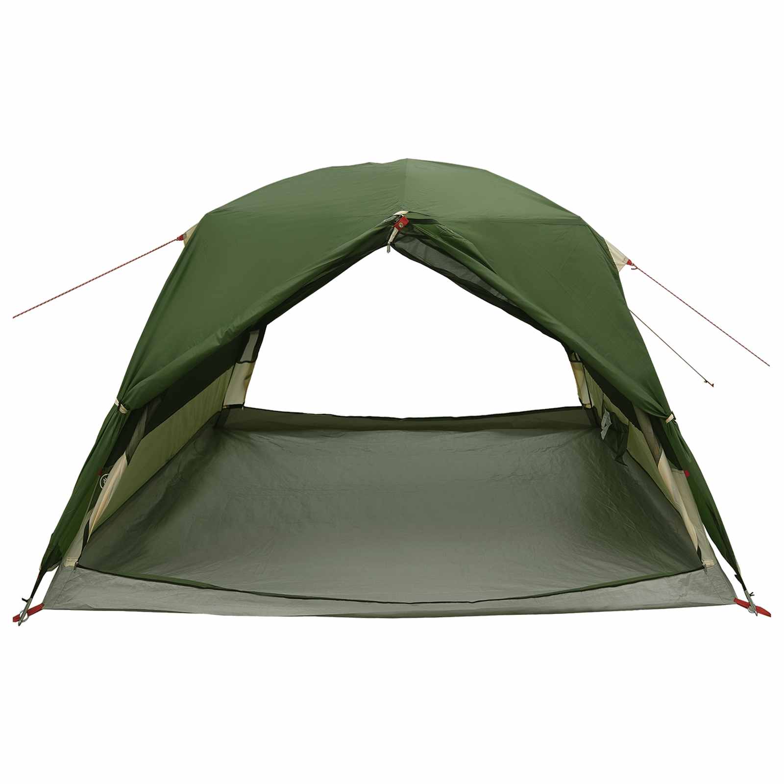 Trekkingzelt 2 Personen Grün 185T Polyester mit PU-Beschichtung