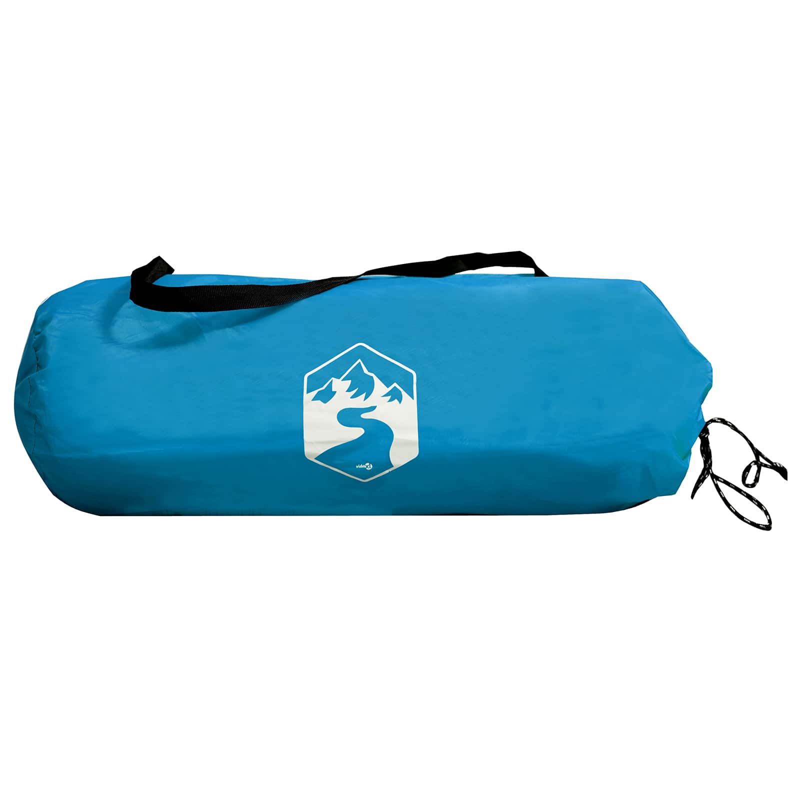 Trekkingzelt 2 Personen Blau 185T Polyester mit PU-Beschichtung