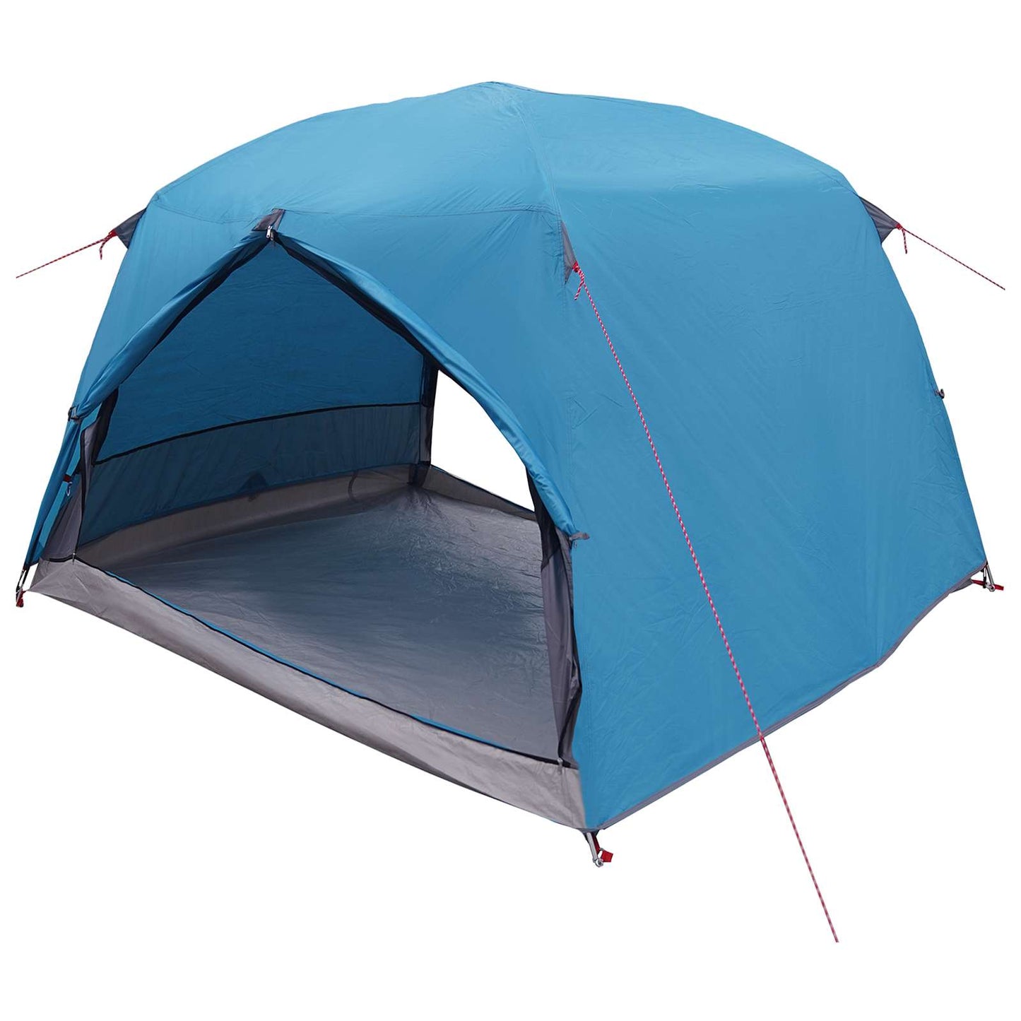 Trekkingzelt 2 Personen Blau 185T Polyester mit PU-Beschichtung