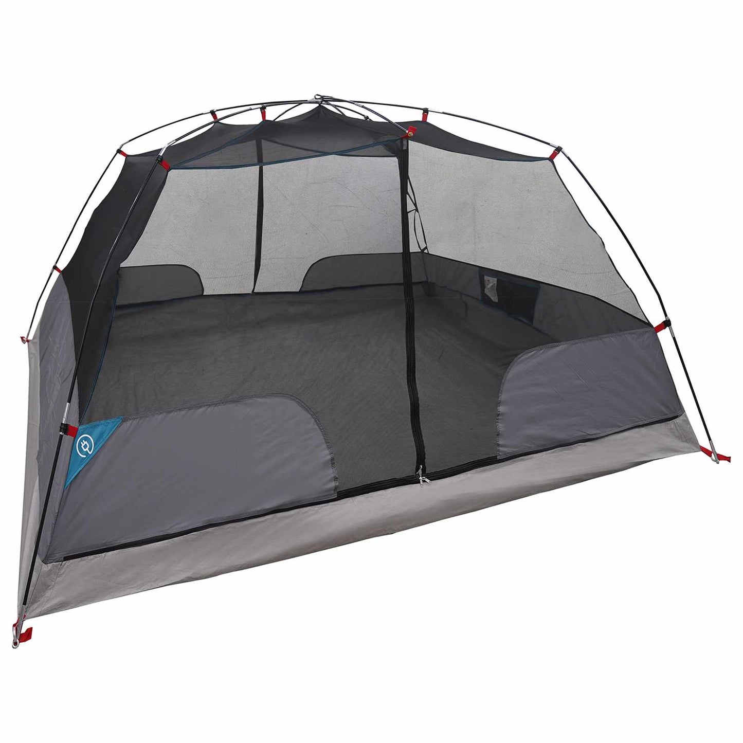 Trekkingzelt 2 Personen Blau 185T Polyester mit PU-Beschichtung