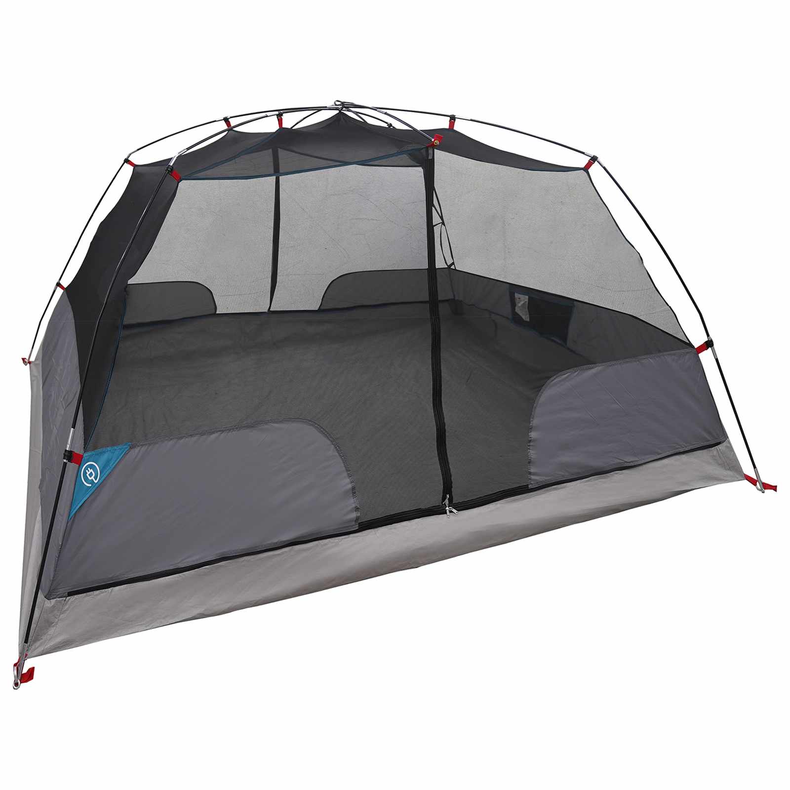 Trekkingzelt 2 Personen Blau 185T Polyester mit PU-Beschichtung