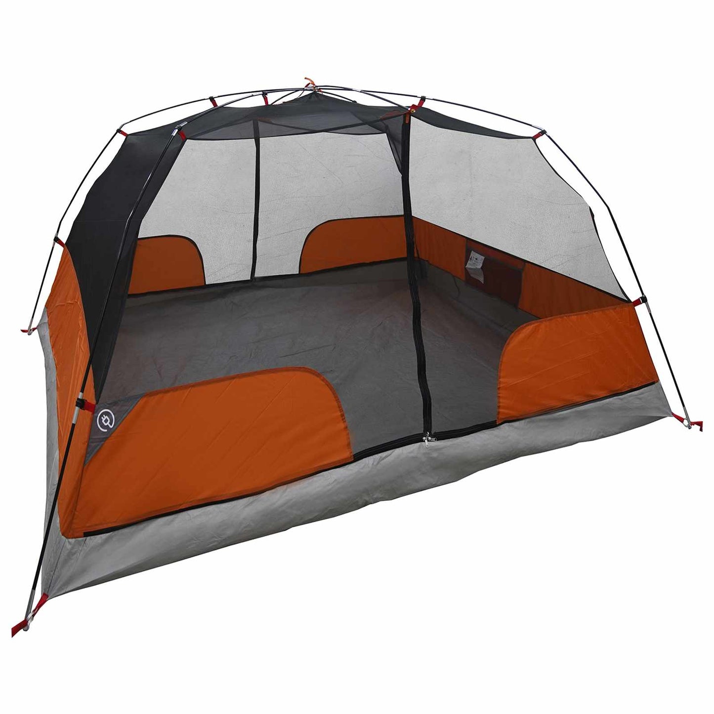 Trekkingzelt 2 Personen Grau und Orange