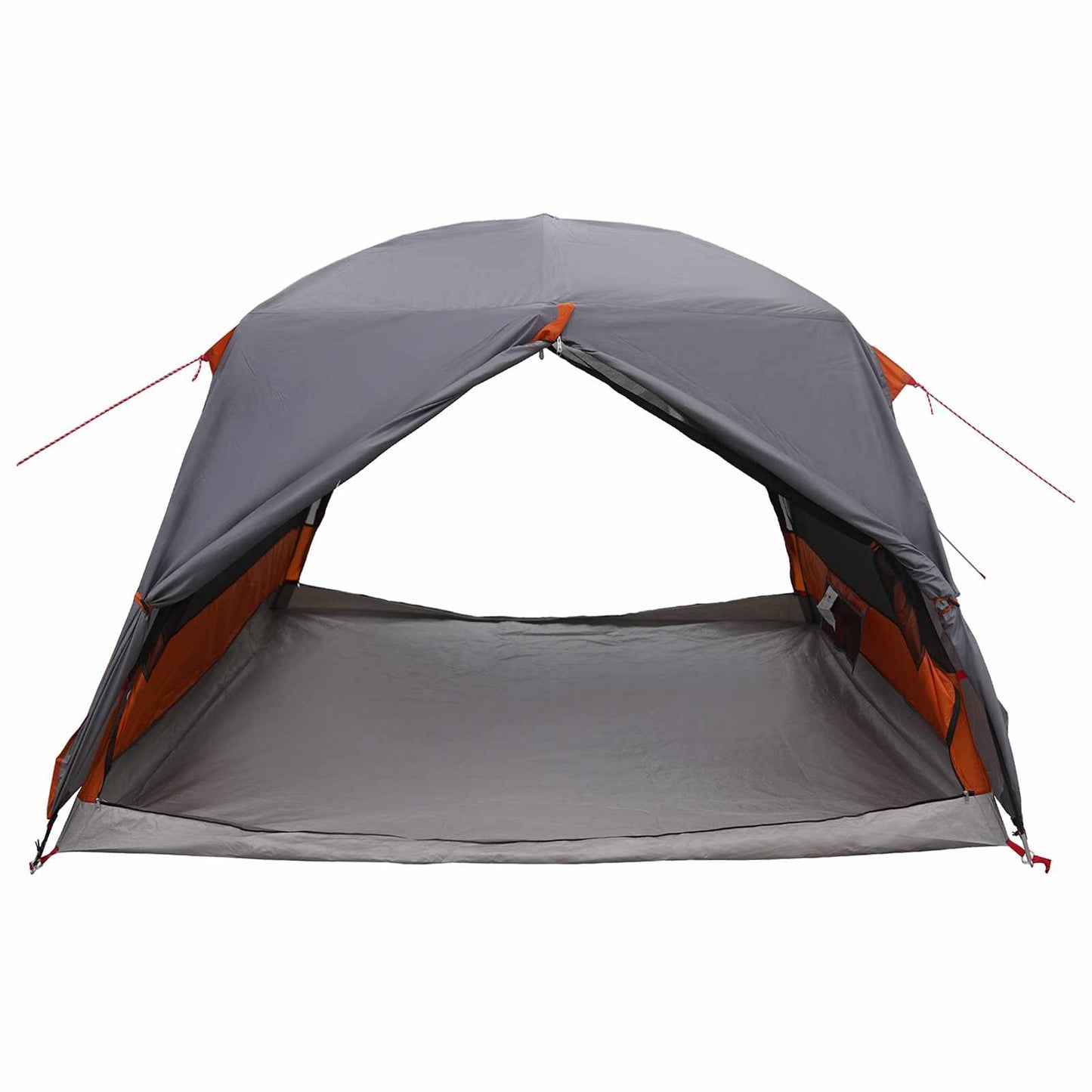 Trekkingzelt 2 Personen Grau und Orange
