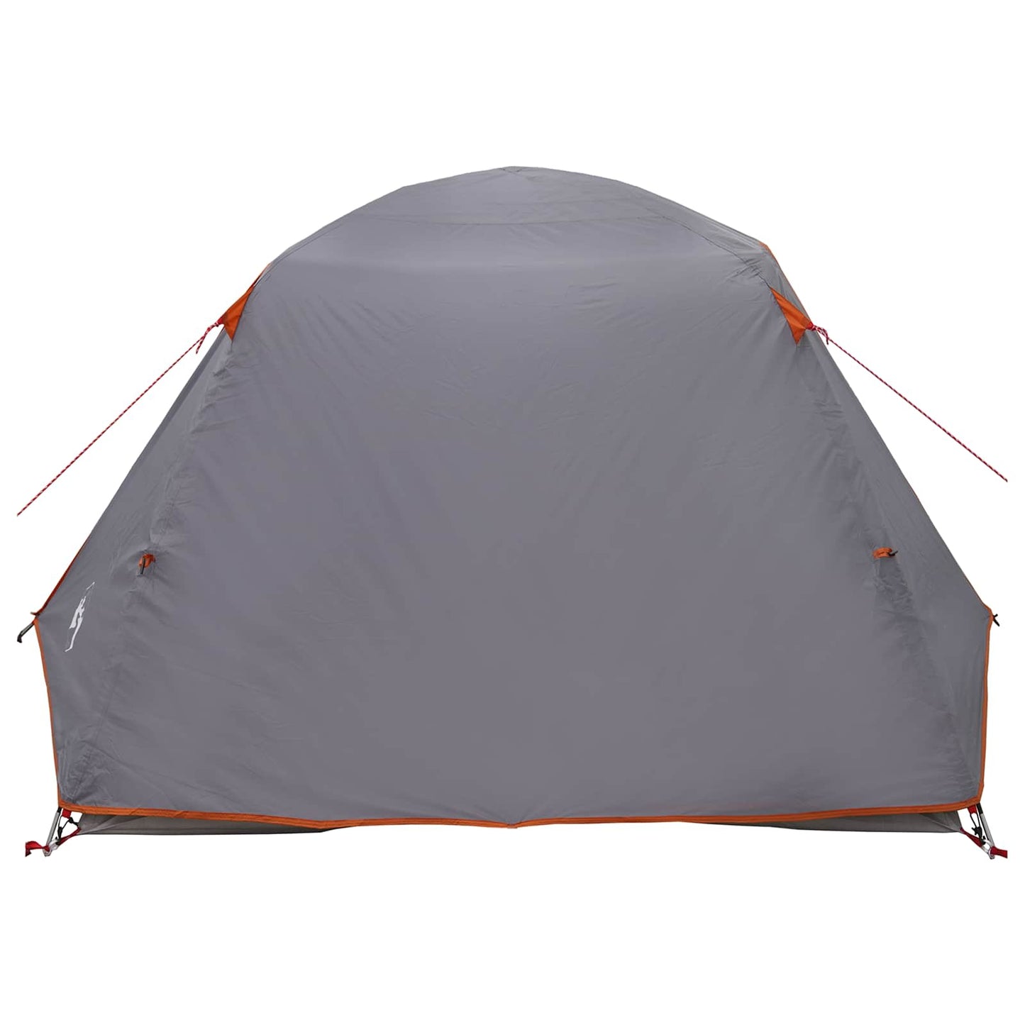 Trekkingzelt 2 Personen Grau und Orange
