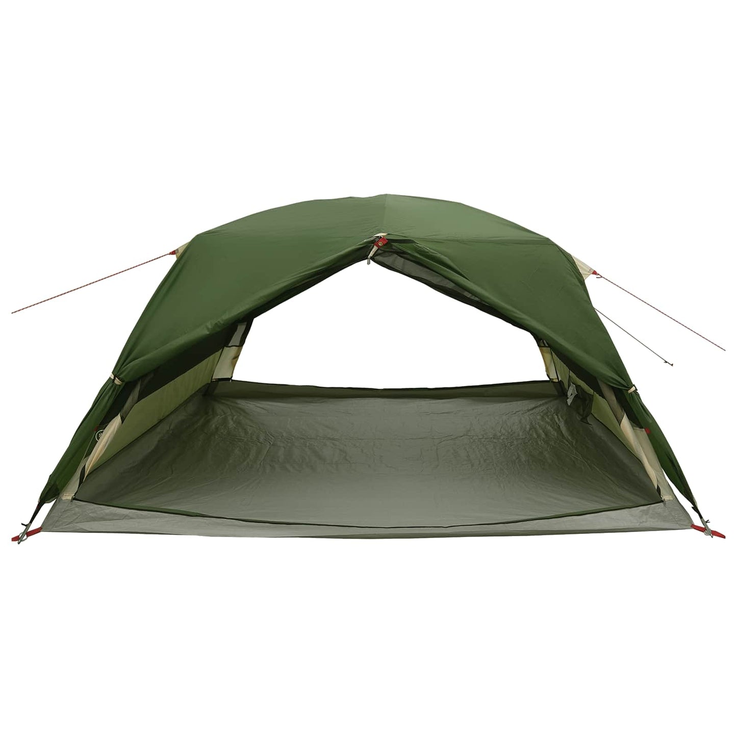 Trekkingzelt 4 Personen Grün 185T Polyester mit PU-Beschichtung